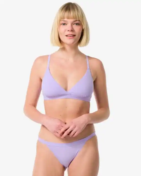 Bild 2 von Triangel-Bralette, Mikro lavendel