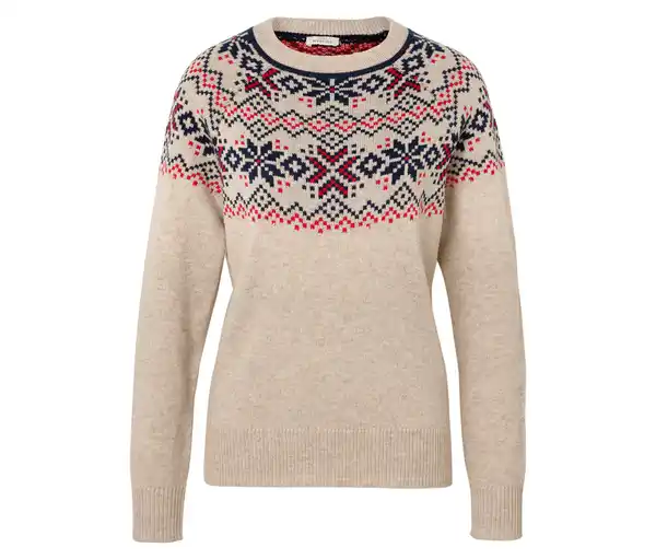 Bild 1 von Norweger-Strickpullover, creme