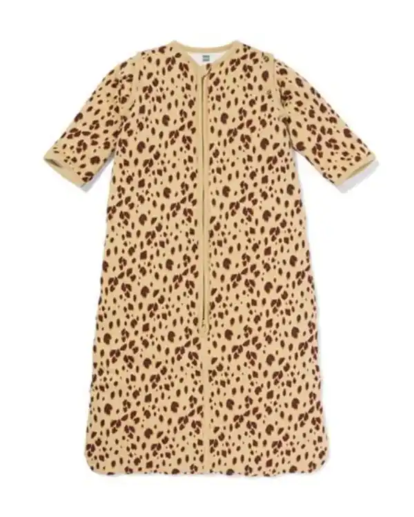 Bild 1 von Schlafsack mit abnehmbaren Ärmeln aus Baumwolle, 3,0 TOG, Leopard braun