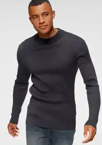 Bruno Banani Strickpullover in Rippstrickoptik