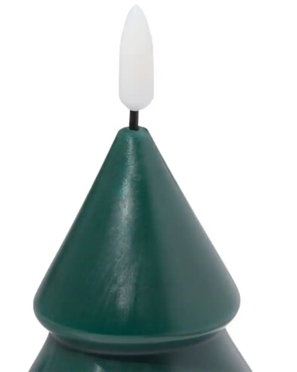 Bild 2 von LED, Weihnachtsbaum, Kerze, 9,4 × 16,5 × 9,4 cm