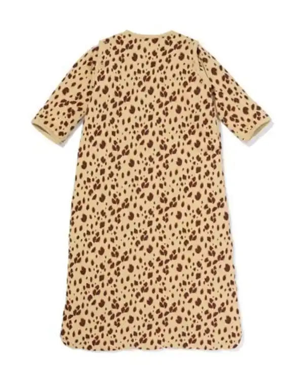 Bild 2 von Schlafsack mit abnehmbaren Ärmeln aus Baumwolle, 3,0 TOG, Leopard braun