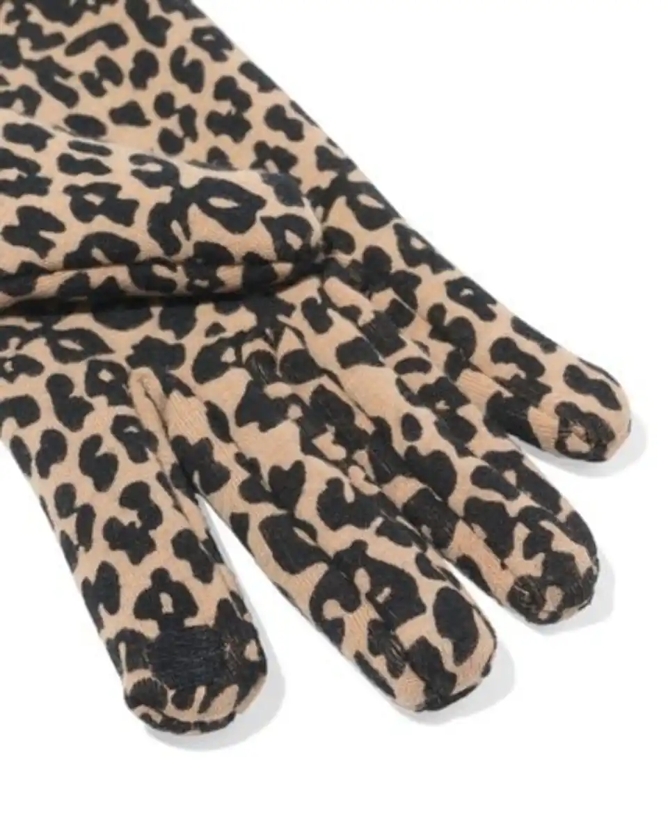 Bild 3 von Damenhandschuhe mit Touchscreen-Fingerspitze, Leopardenmuster bunt1