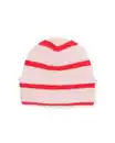 Bild 1 von Kinder-Beanie gestreift, rot rosa