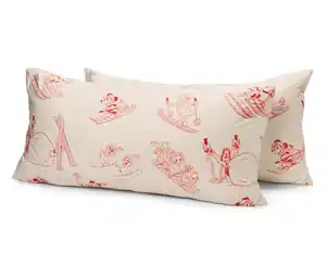 2 Nickiplüsch-Kopfkissenbezüge »Mickey and Friends«