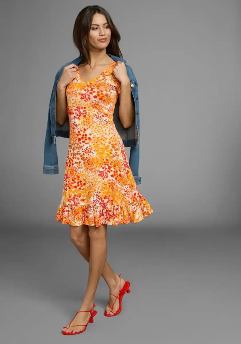 Bild 1 von Laura Scott Sommerkleid sportlich-feminines Skaterkleid, Mini-Länge