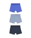 Bild 1 von Kinder-Boxershorts, unifarben – 3 Stück blau