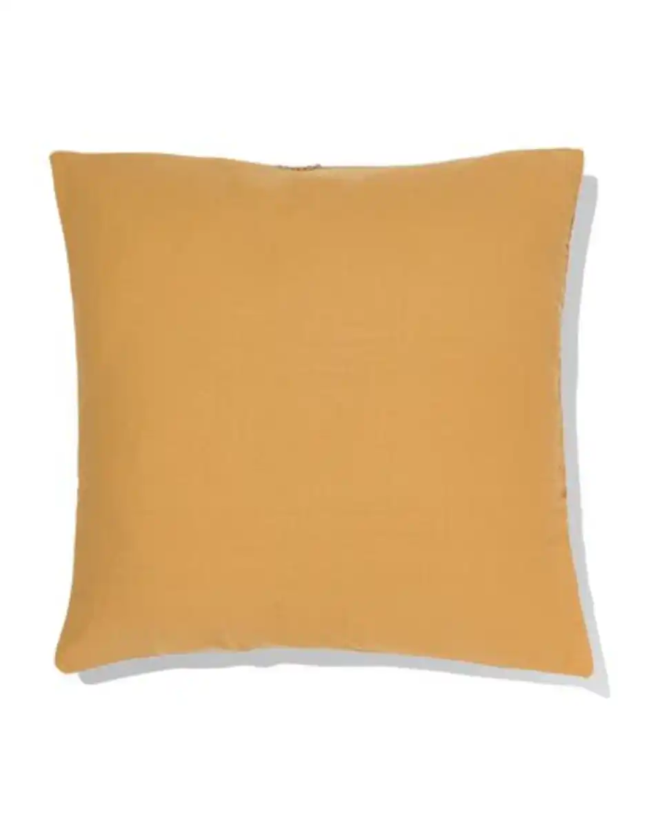 Bild 2 von Kissenbezug 50 × 50 cm Velours Blume Beige