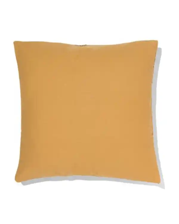 Bild 2 von Kissenbezug 50 × 50 cm Velours Blume Beige