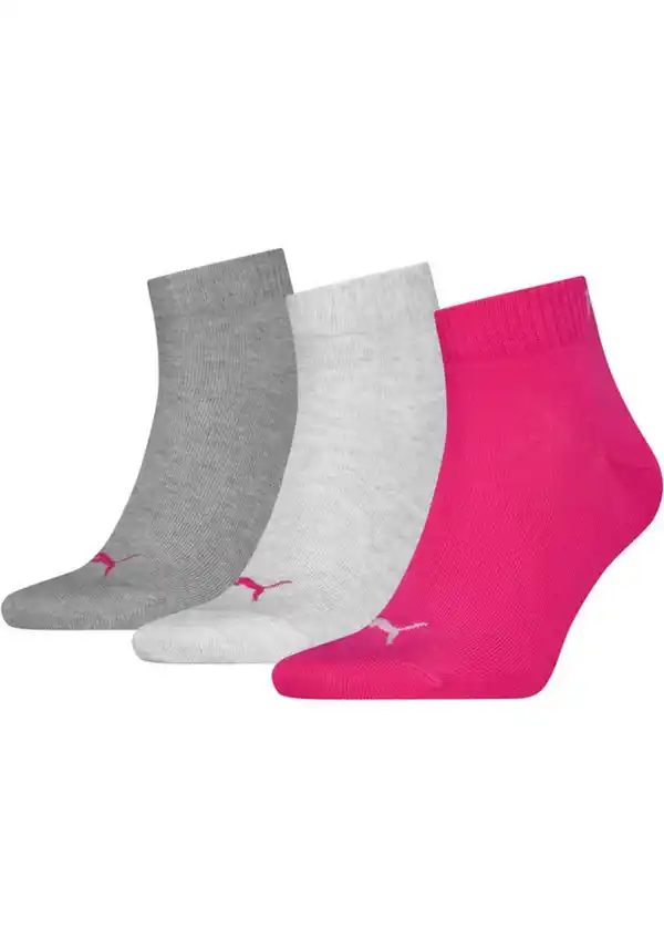 Bild 1 von PUMA Kurzsocken PUMA UNISEX QUARTER PLAIN 3P (3-Paar, 3 Paar) Atmungsaktiv, Rippenbündchen, weiche Baumwollmischung