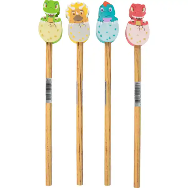 Bild 1 von Bleistift - Baby Dino - mit Radiergummi - 1 St&#252;ck