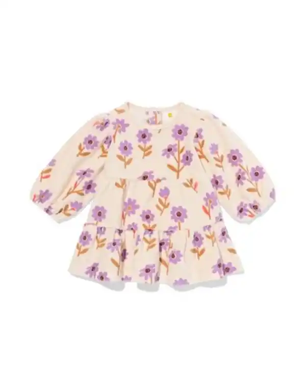Bild 1 von Kinderkleid mit Blumen ecru