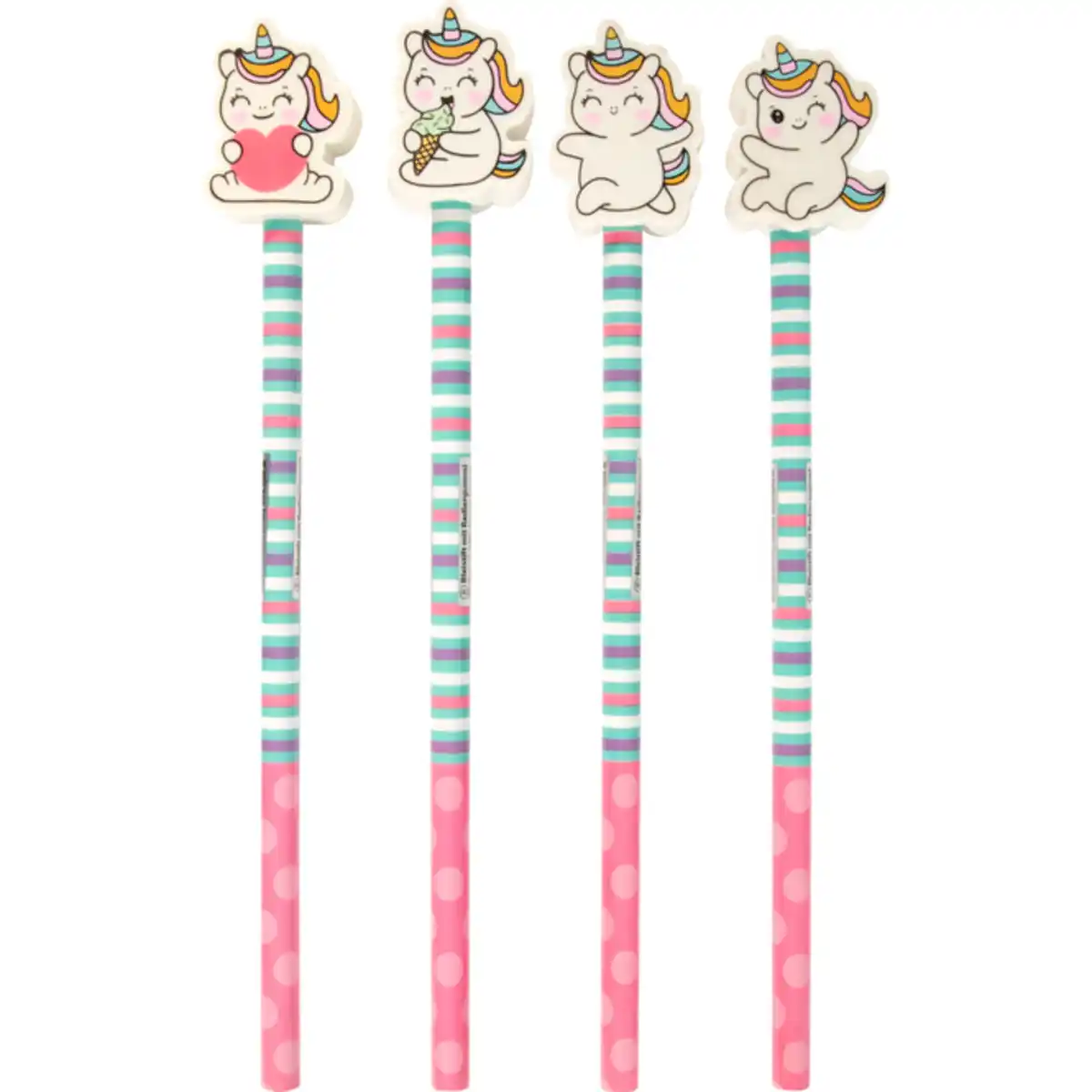 Bild 1 von Bleistift - Einhorn - mit Radiergummi - 1 St&#252;ck