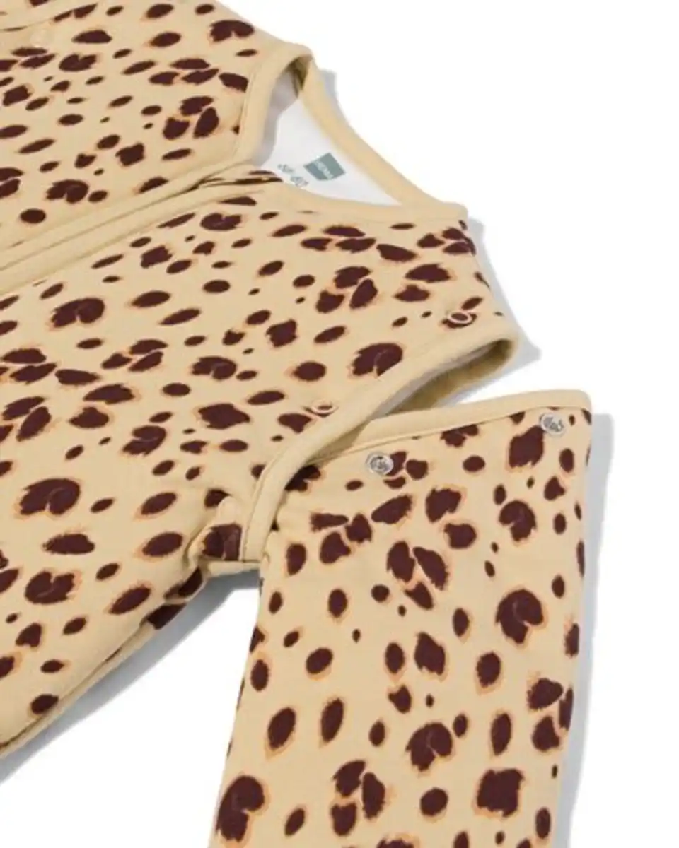 Bild 4 von Schlafsack mit abnehmbaren Ärmeln aus Baumwolle, 3,0 TOG, Leopard braun