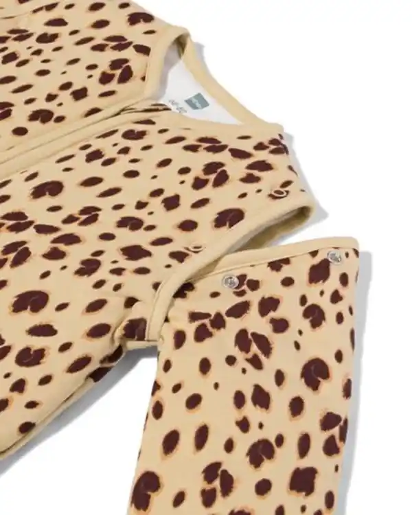 Bild 4 von Schlafsack mit abnehmbaren Ärmeln aus Baumwolle, 3,0 TOG, Leopard braun