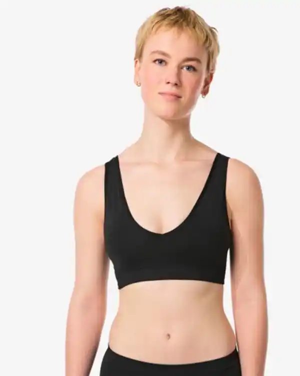 Bild 2 von Nahtloses und bügelloses Bustier schwarz