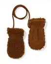 Bild 1 von Babyfäustlinge aus Teddystoff braun