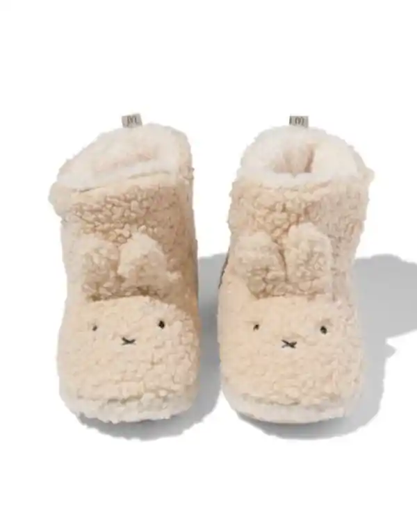 Bild 1 von Miffy Kinder-Hausschuhe aus Teddystoff beige