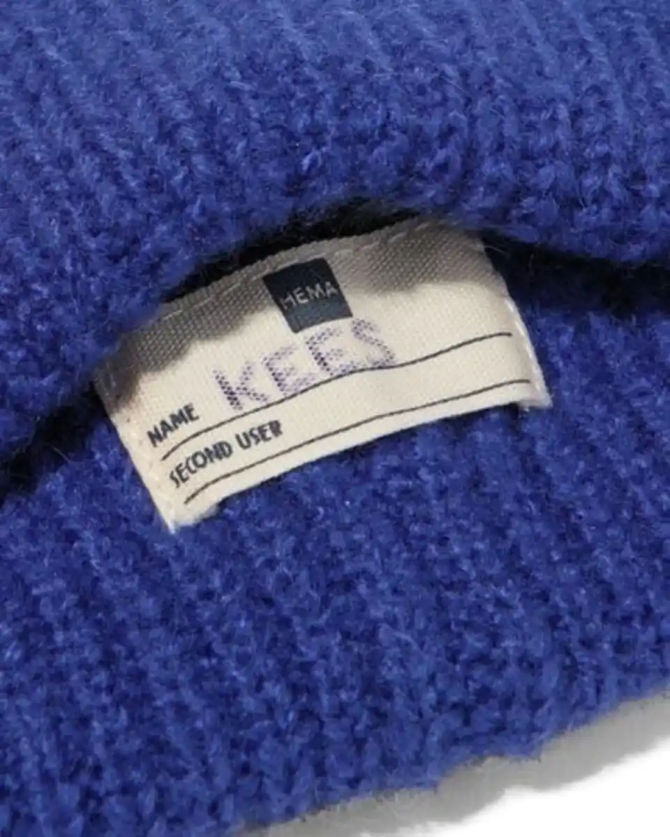 Bild 2 von Kinder-Beanie blau