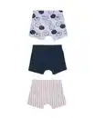 Bild 4 von Kinder-Boxershorts Gesichter – 3 Stück lila