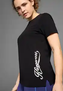 KangaROOS T-Shirt Kurzarm, casual, unifarben, große Größen