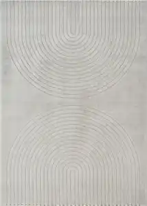 Webteppich Eclipse Grau ca. 120x160cm, Grau