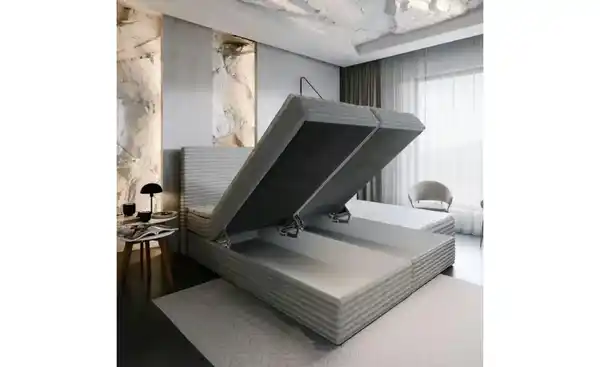 Bild 2 von MASSENO Boxbett mit Bettkasten Milara