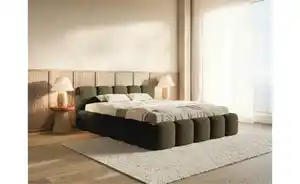 Selsey Polsterbett in Bouclé Cloudy Low