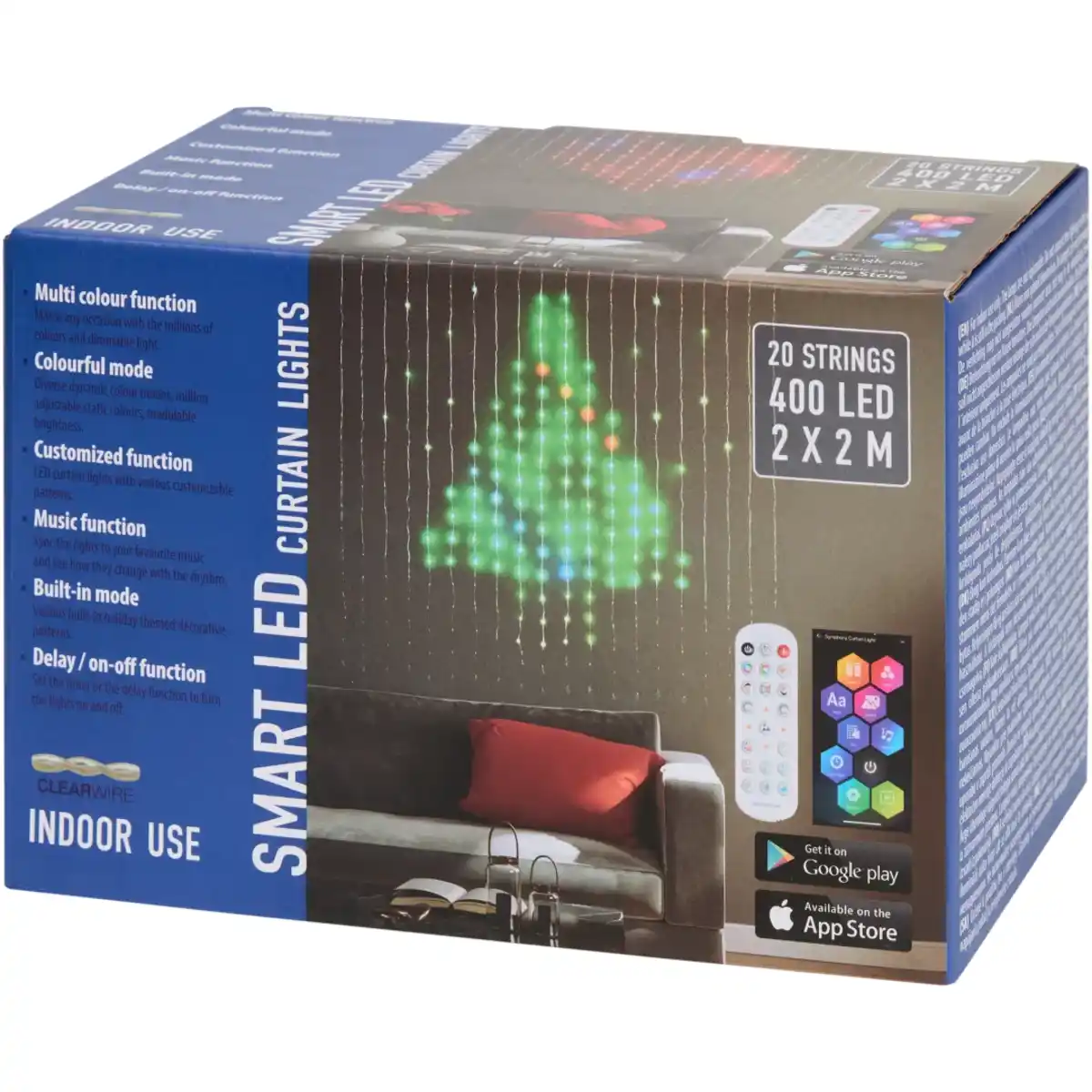 Bild 1 von LED-Lichterkettenvorhang