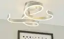 Bild 1 von Trio LED-Deckenleuchte, 1-flammig, alufarben, geschwungen