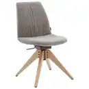 Bild 1 von Johann Jakob Stuhl, Taupe, Holz, Textil, Buche, Hartholz, eckig, 46x85-88x55 cm, Sitzfläche 360° drehbar, Beinauswahl, Esszimmer, Stühle, Esszimmerstühle, Vierfußstühle