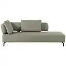 Bild 1 von Dieter Knoll Récamiere Palio, Grün, Textil, 227x89x101 cm, Stoffauswahl, Hocker erhältlich, Rücken echt, Fußauswahl, Lederauswahl, Wohnzimmer, Sofas & Couches, Sofas, Recamieren