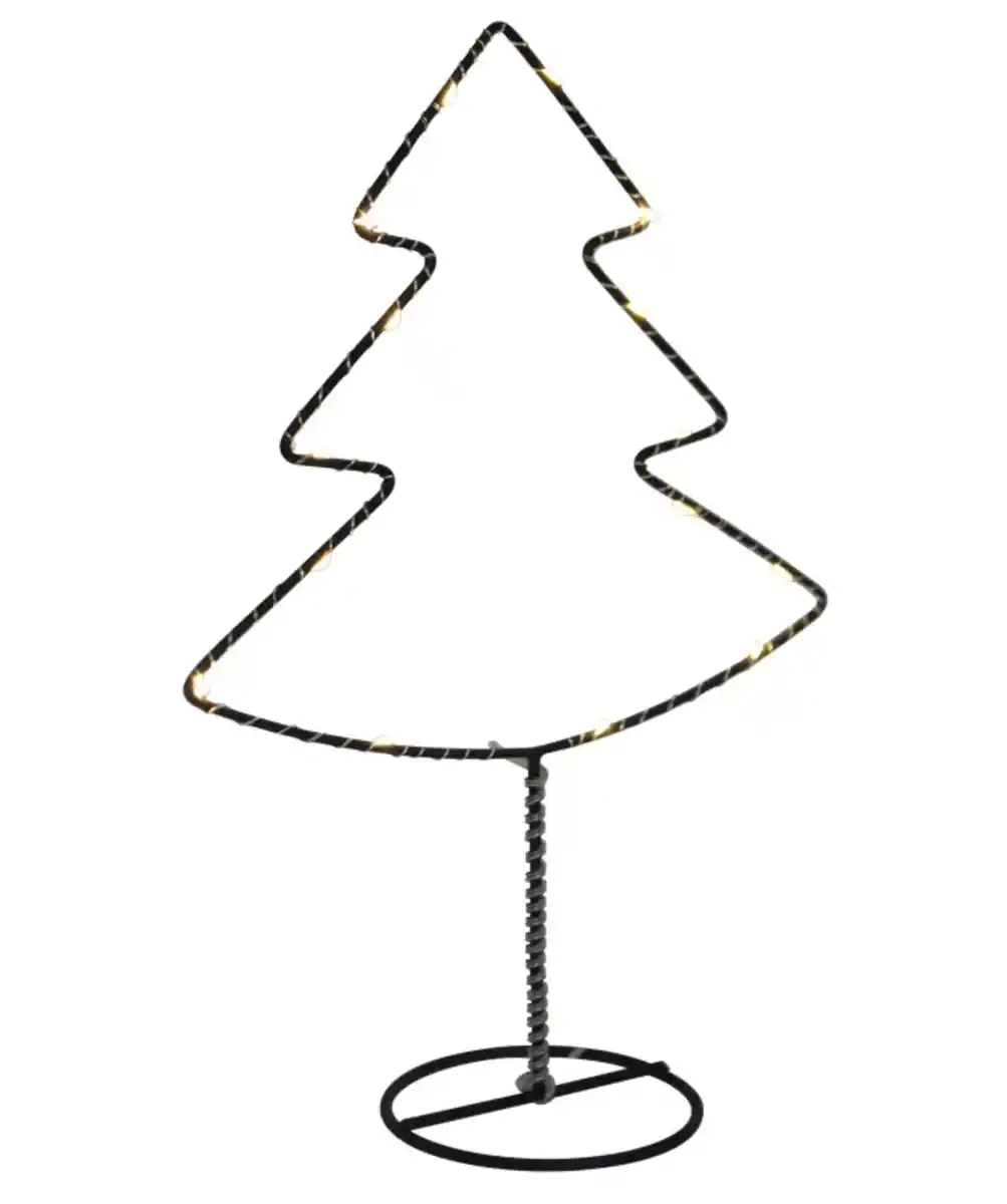 Bild 1 von LED-Aufsteller Weihnachten, schwarz matt