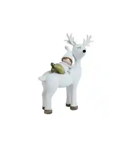 Deko-Rentier Weihnachten, weiß