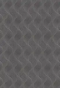 Webteppich Stilo Anthrazit ca. 160x220cm, Anthrazit