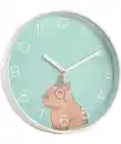 Bild 1 von Wanduhr Capybara, blau