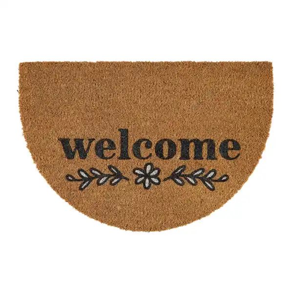 Bild 1 von Fußmatte Welcome Halbrund in Naturfarben, Sandfarben