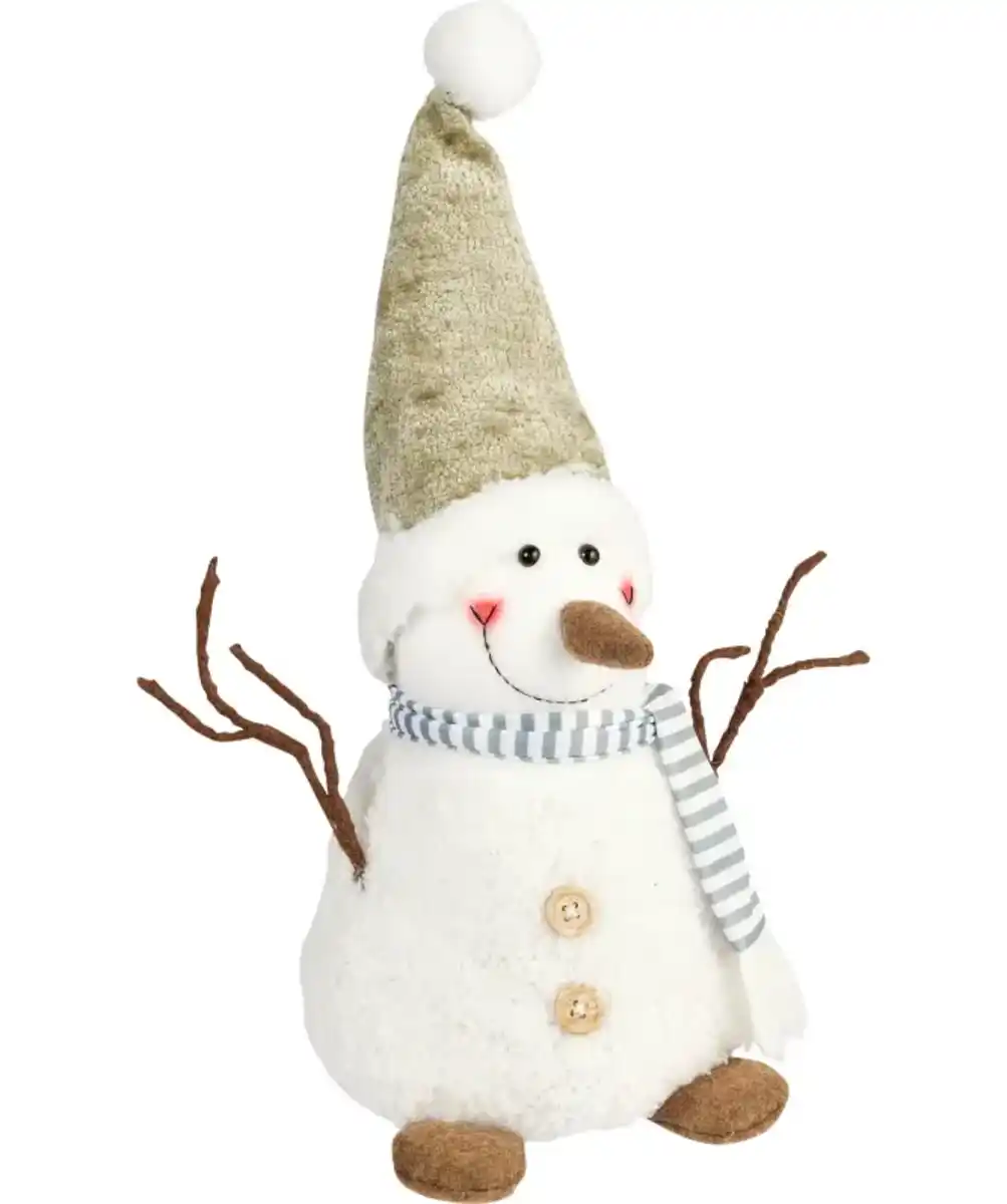 Bild 1 von Deko-Schneemann Weihnachten, mintgrün bedruckt