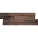 Bild 1 von Wandverkleidung Driftwood, Dunkelbraun, Holz, Kautschukholz, Holz, 20x2x56 cm, Küchen, Küchenausstattung, Küchenrückwände