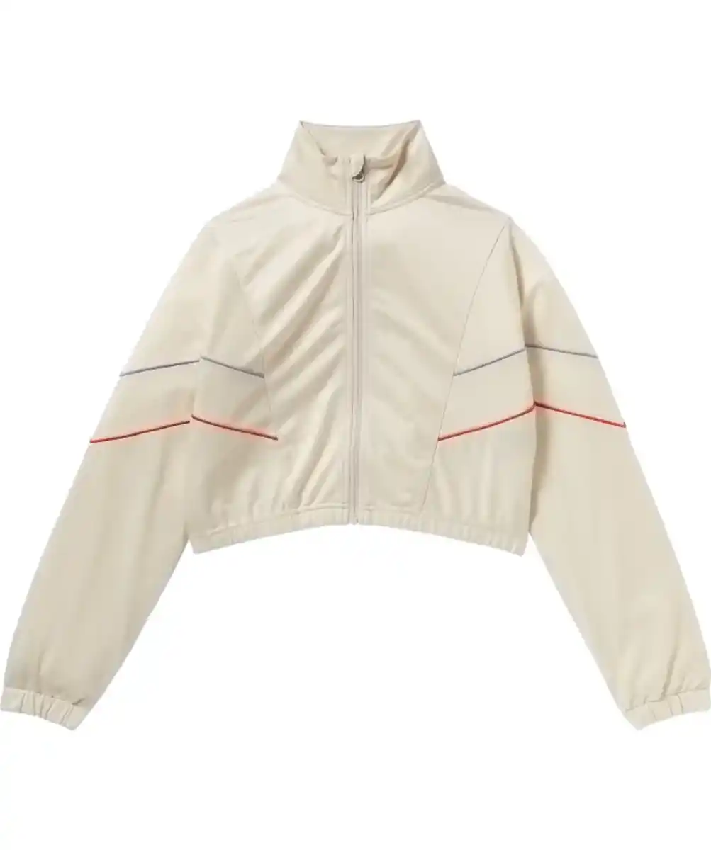 Bild 1 von Sportjacke mit Kontrastnähten, Beige