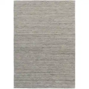 Linea Natura Wollteppich, Grau, Textil, Uni, rechteckig, 70x140 cm, für Fußbodenheizung geeignet, Teppiche & Böden, Teppiche, Naturteppiche