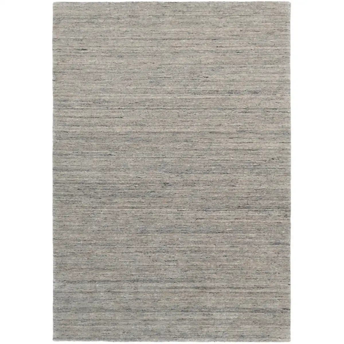 Bild 1 von Linea Natura Wollteppich, Grau, Textil, Uni, rechteckig, 70x140 cm, für Fußbodenheizung geeignet, Teppiche & Böden, Teppiche, Naturteppiche