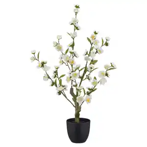 Kirschblütenzweig Kirschblüte Weiß ca. 64cm, Weiß