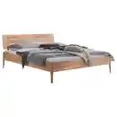 Bild 1 von Hasena Bett, Buche, Holz, Buche, massiv, Höhe ca. 22 cm, 180x200 cm, in verschiedenen Holzarten erhältlich, Größen erhältlich, Schlafzimmer, Betten, Doppelbetten