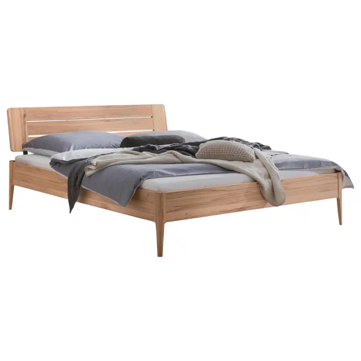 Bild 1 von Hasena Bett, Buche, Holz, Buche, massiv, Höhe ca. 22 cm, 180x200 cm, in verschiedenen Holzarten erhältlich, Größen erhältlich, Schlafzimmer, Betten, Doppelbetten