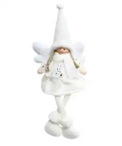 Deko-Engel Weihnachten, Weiß/gold