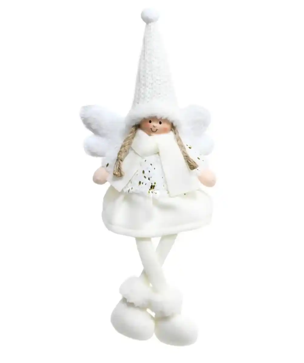 Bild 1 von Deko-Engel Weihnachten, Weiß/gold