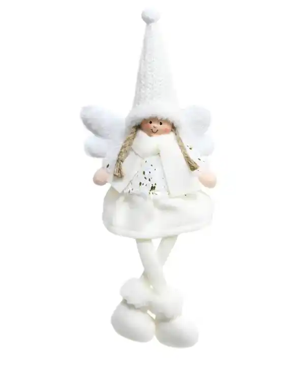Bild 1 von Deko-Engel Weihnachten, Weiß/gold