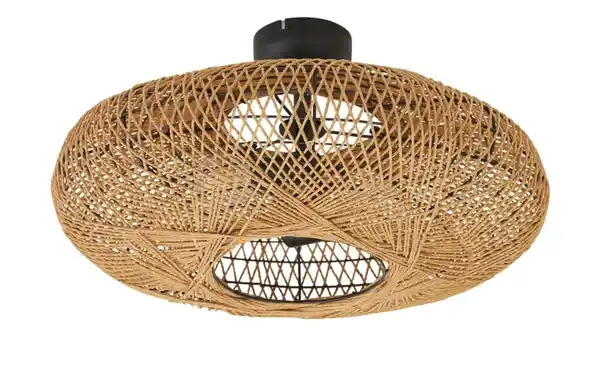 Bild 3 von Trio Deckenleuchte, 2-flammig, Schirm aus Sisal