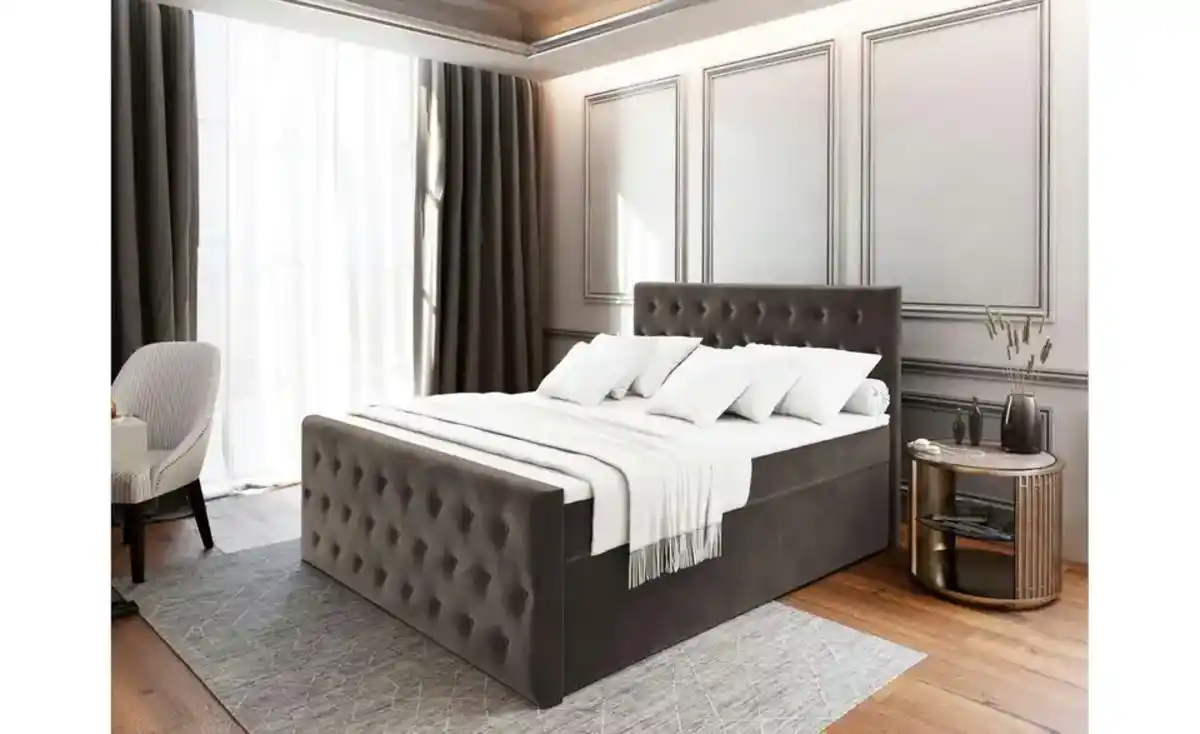 Bild 1 von MASSENO Boxbett mit Bettkasten Fondi